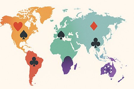 kappaleosio - Miten nettikasinomarkkinat eroavat maittain
