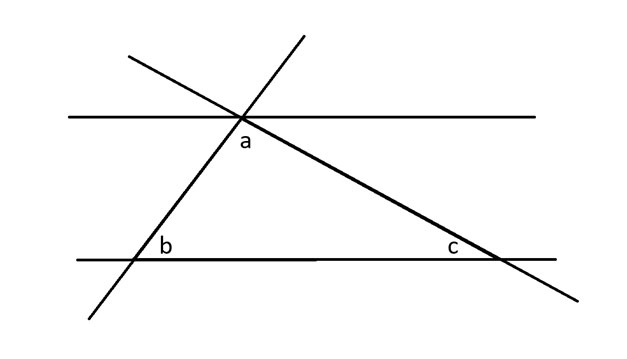 yhdensuuntainen viiva