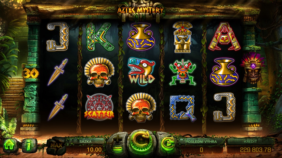 Aztec Mystery -kolikkopeli Apollo Gamesilta