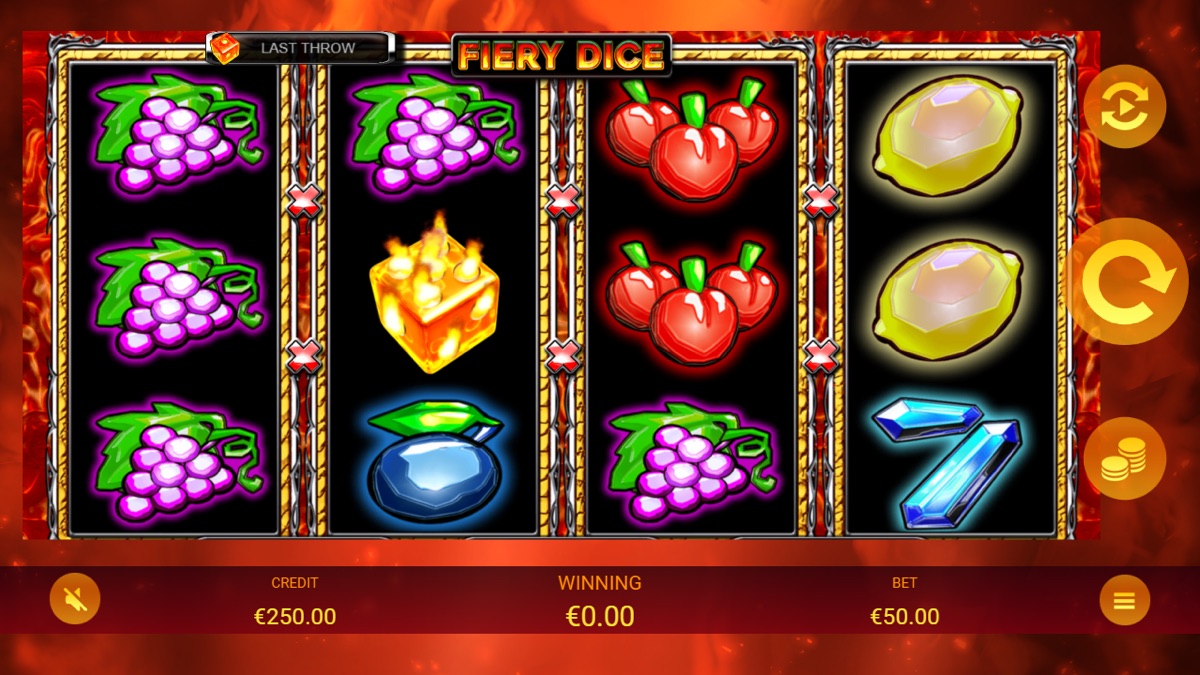 Apollo Gamesin Fiery Dice -kolikkopeli