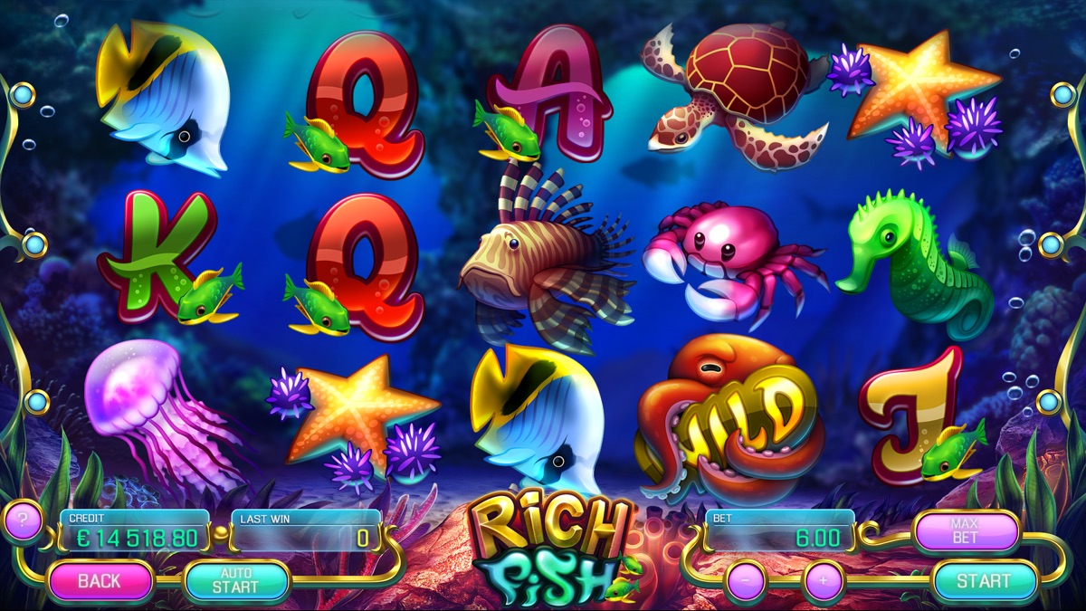 Rich Fish -kolikkopeli Apollo Gamesilta