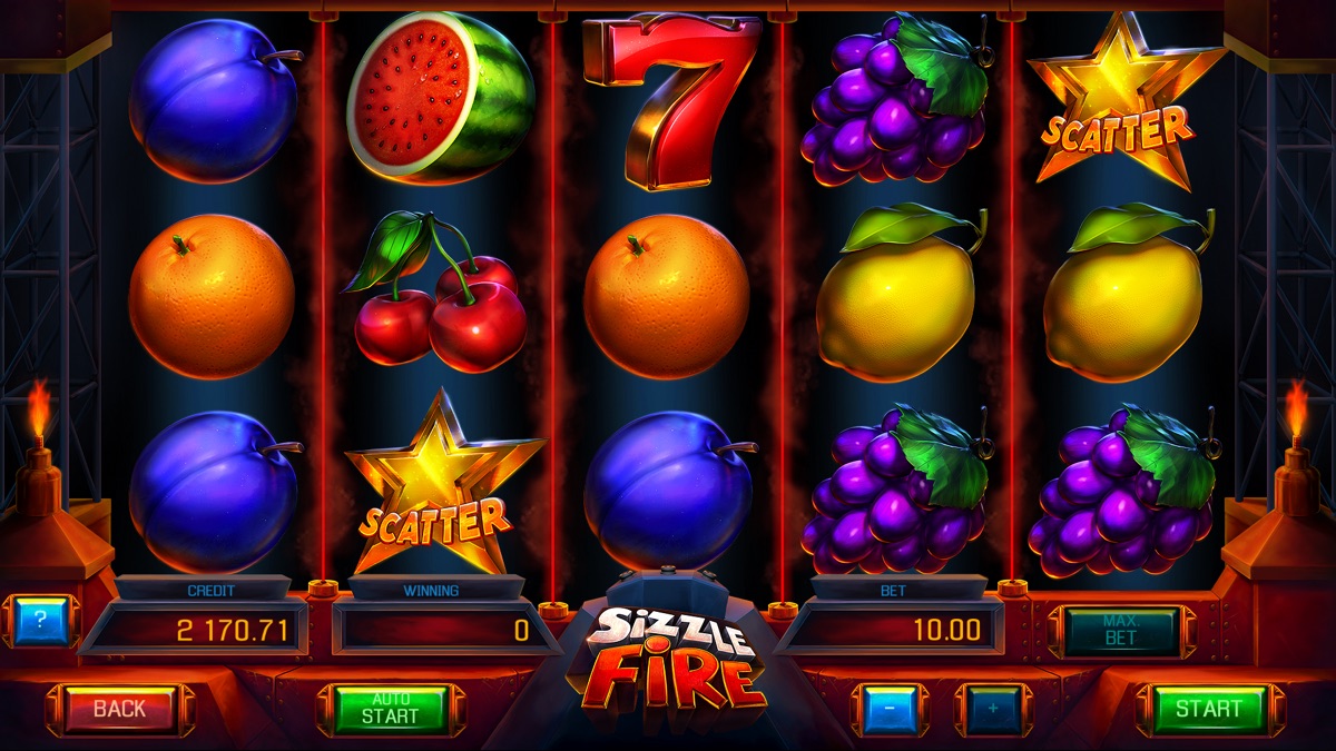 Apollo Gamesin Sizzle Fire -kolikkopeli