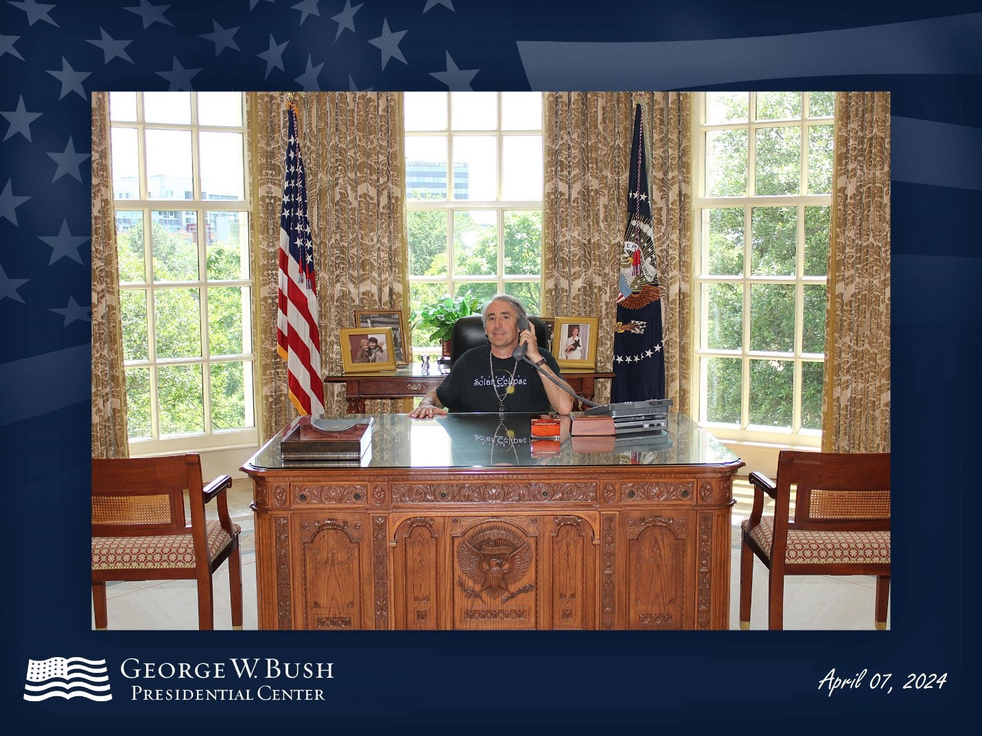 George W. Bushin museo.