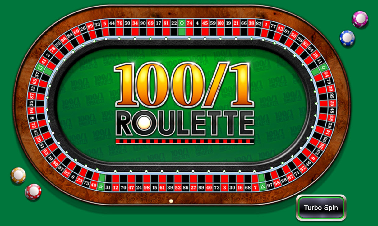 100-1 rulettipyörä