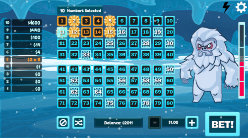 Hullu Yeti Keno