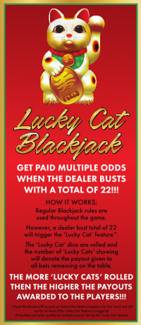 Lucky Cat Blackjack -korttiteline