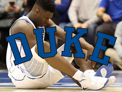 Zion Williamson Duke etenee