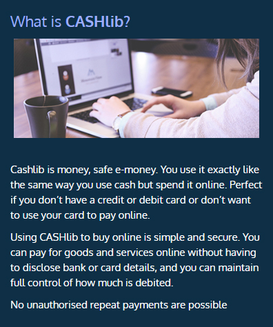 Tietoja CASHlibistä