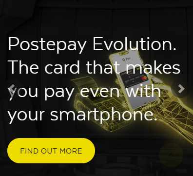 Postepay-korttien tyypit